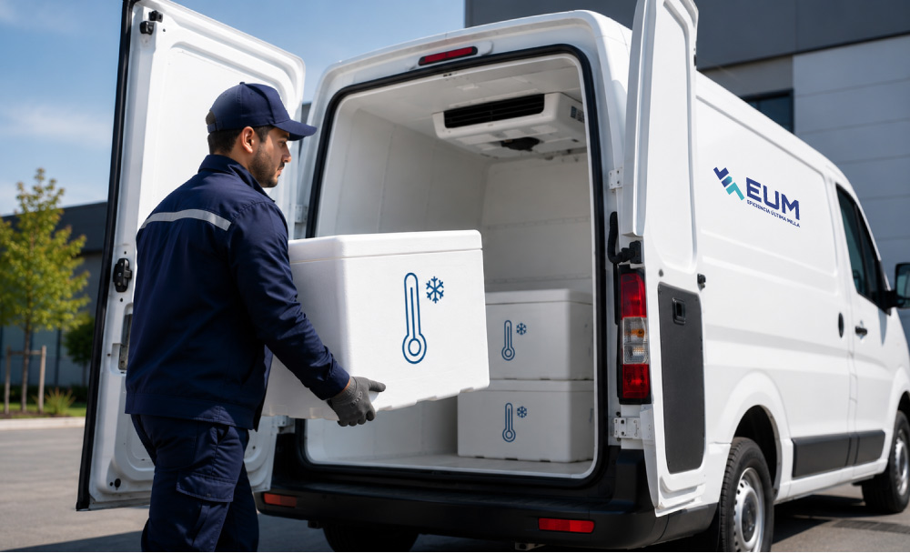 Vehículo refrigerado para distribución de productos farmacéuticos